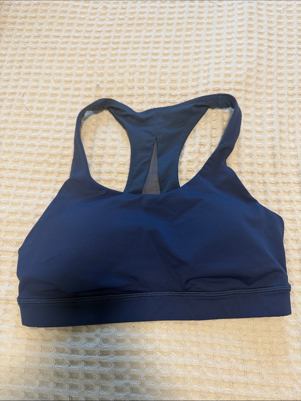 lululemon athletica Navy Racerback Sports Bra